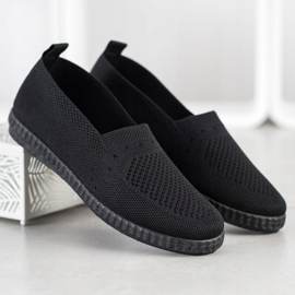 Via Giulia  Openwork Slip On Sneakers black 1