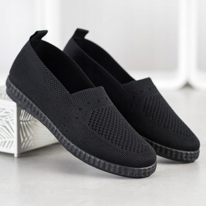 Via Giulia  Openwork Slip On Sneakers black 1