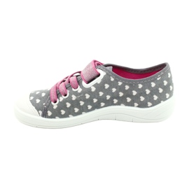 Befado children's shoes 251X159 white pink silver grey 2 Befado children's shoes 251X159 white pink silver grey 2
