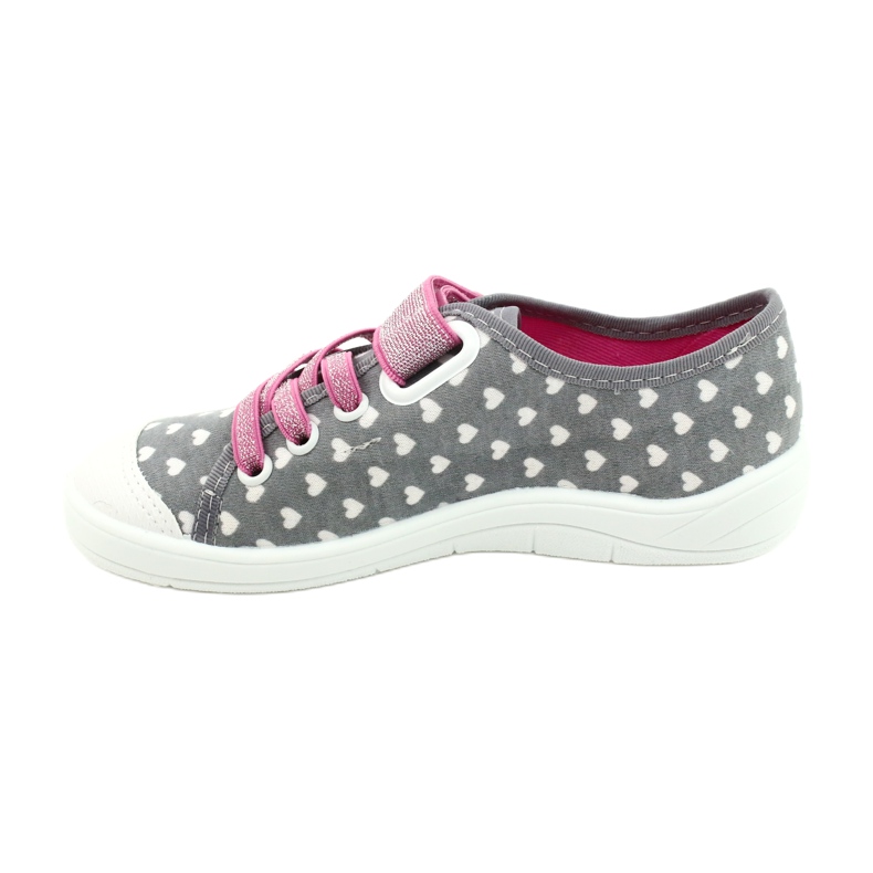 Befado children's shoes 251X159 white pink silver grey 2 Befado children's shoes 251X159 white pink silver grey 2