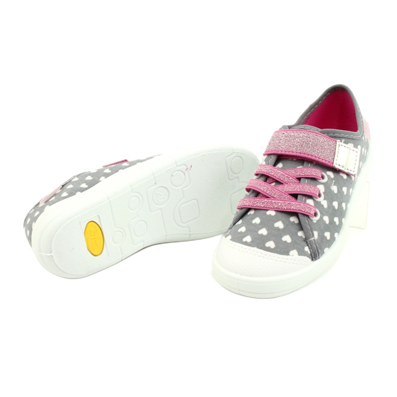 Befado children's shoes 251X159 white pink silver grey 4 Befado children's shoes 251X159 white pink silver grey 4