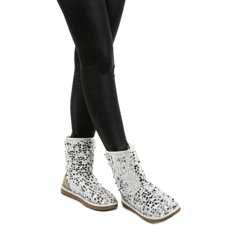 Silver insulated boots emu Stouteyes 1