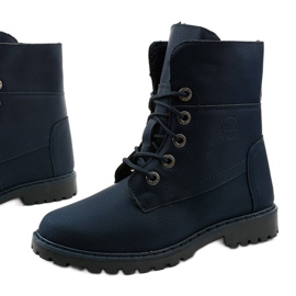 Navy blue insulated boots from Tent 1