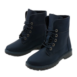 Navy blue insulated boots from Tent 2