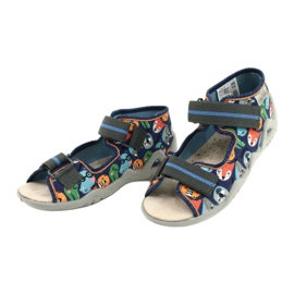 Befado yellow children's shoes 350P013 navy blue blue orange grey 3 Befado yellow children's shoes 350P013 navy blue blue orange grey 3