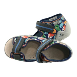Befado yellow children's shoes 350P013 navy blue blue orange grey 5