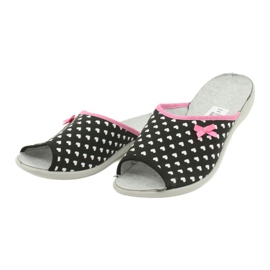 Befado women's shoes pu 254D108 white black pink 3