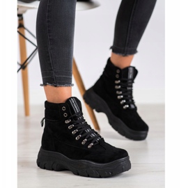 SHELOVET Black Fashion Trappers 1 SHELOVET Black Fashion Trappers 1