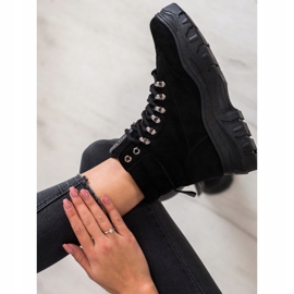 SHELOVET Black Fashion Trappers 2 SHELOVET Black Fashion Trappers 2