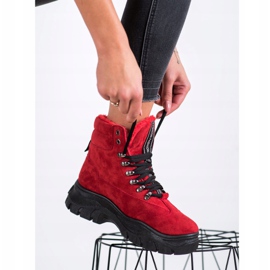 SHELOVET Red Fashion Trappers 2