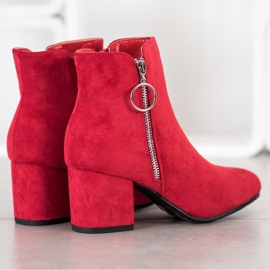 Queen Vivi Red Booties On A Post 1