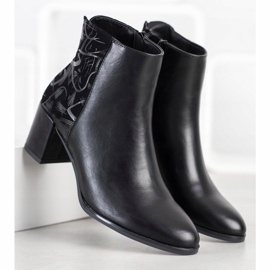 Sergio Leone Warm boots with a pattern black 2