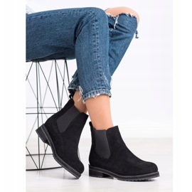 Marquiz Comfortable black Chelsea boots 1