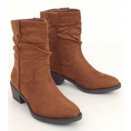 Camel 3345 Camel low-heeled boots brown 1