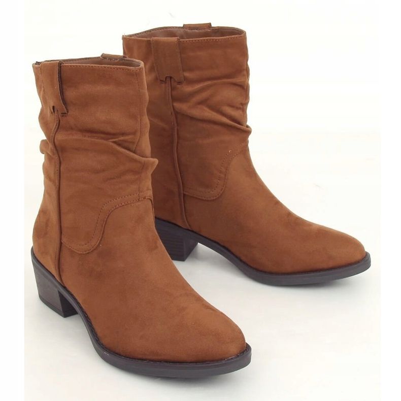 Camel 3345 Camel low-heeled boots brown 1