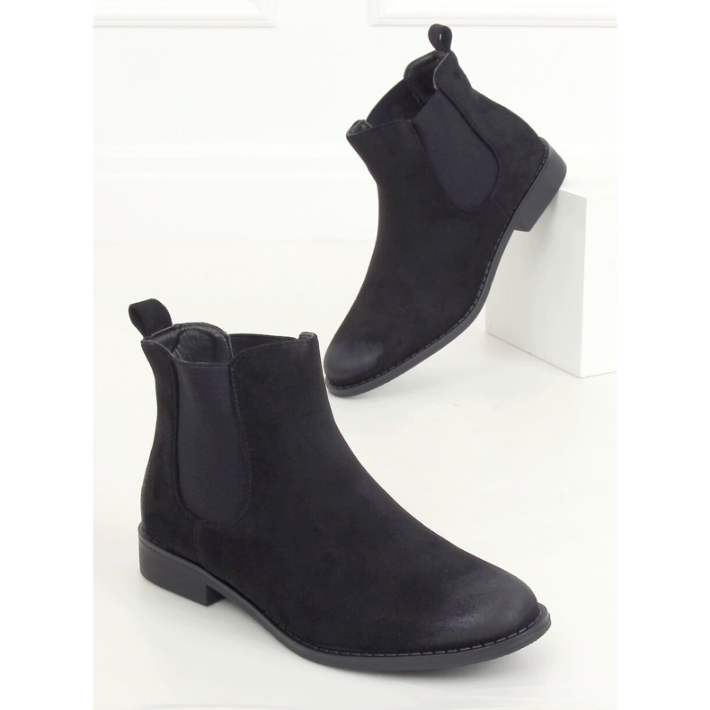 Black Chelsea boots for women 8310 Black 1