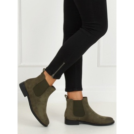 Green Chelsea boots for women 8310 Green 2