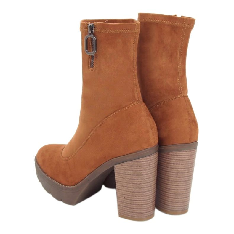 Camel 9513 Camel platform boots brown 1