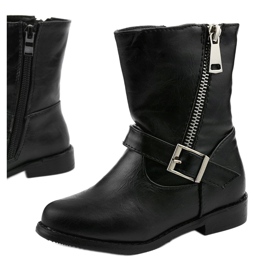 Children's black boots for girls Dlary 1