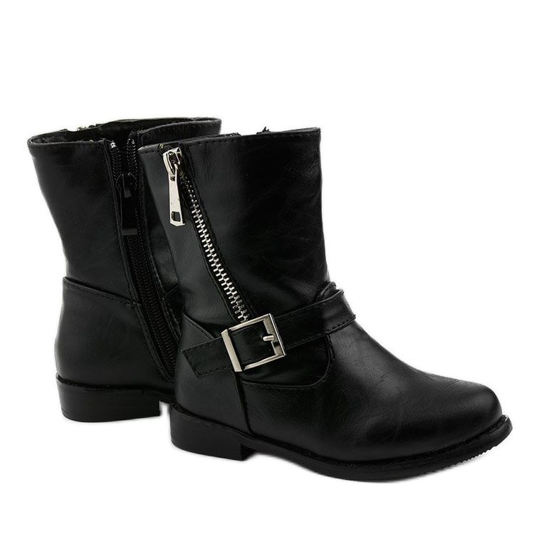 Children's black boots for girls Dlary 2