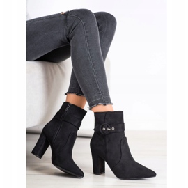 Laura Mode Black Elegant Boots In Spitz 2