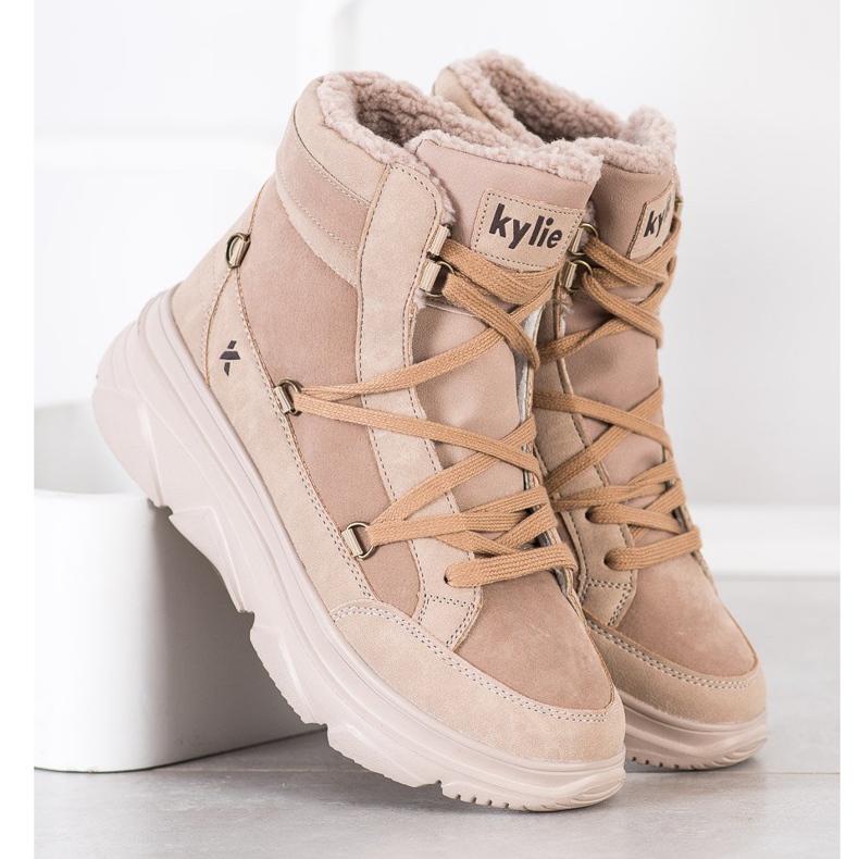 Kylie Fashionable Beige Trappers 1 Kylie Fashionable Beige Trappers 1