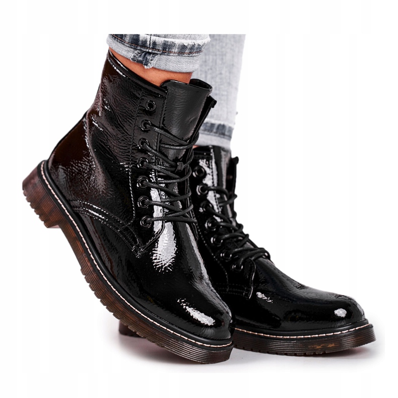 Black patent leather boots Evento 20DZ23-3216 Marita 2 Black patent leather boots Evento 20DZ23-3216 Marita 2