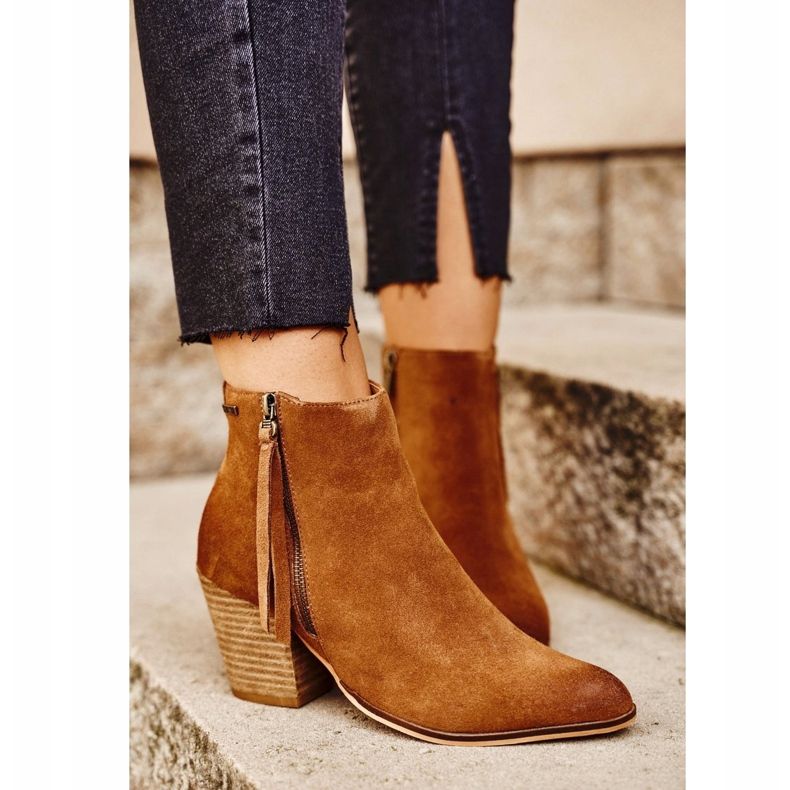 Big Star Suede boots GG274364 camel brown 2