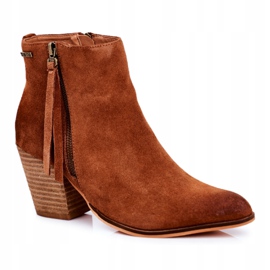 Big Star Suede boots GG274364 camel brown 3