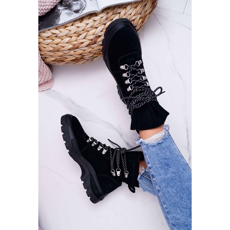 Black Sergio Leone TR729 tied trappers 2