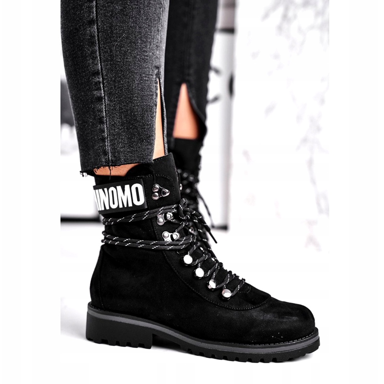 Evento Timber boots High Black 9BT35-1331 Black Popsi 2