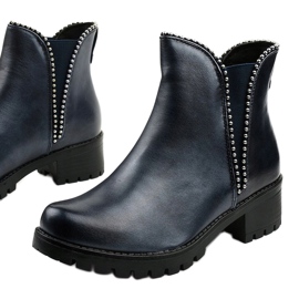 Navy blue insulated boots from Nilandia 1