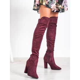 Sweet Shoes High Boots In Spitz red 1