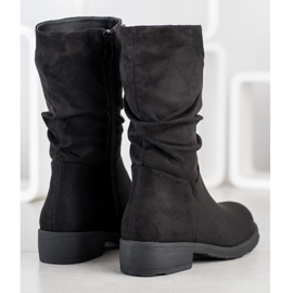 Lovery High Black Boots-Boots 1