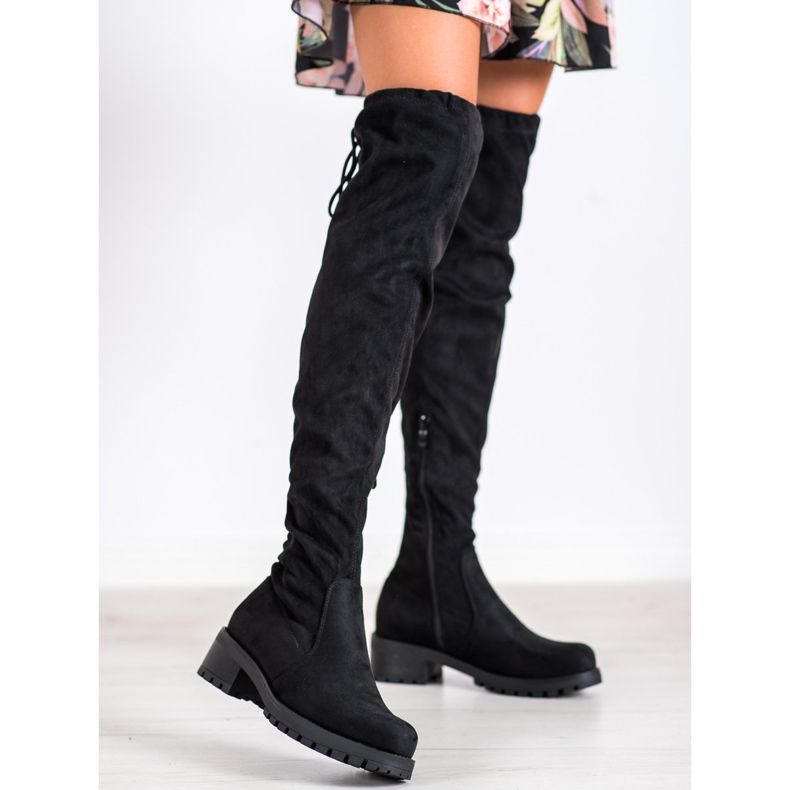 SHELOVET Comfortable Musketeers black 1