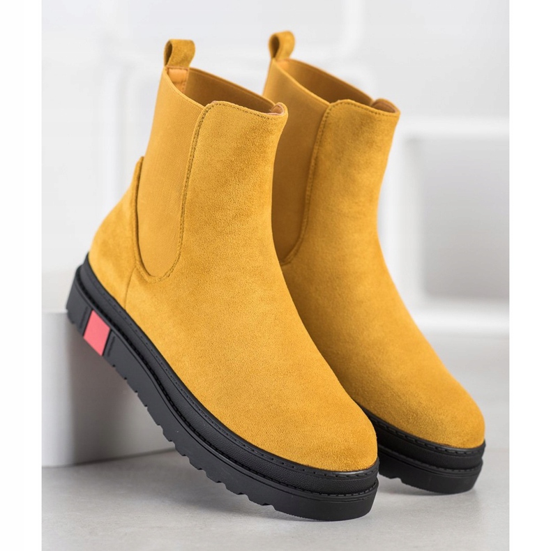 Seastar Boots On The Platform multicolored yellow 1