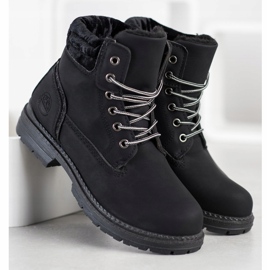 SHELOVET Hiking Boots With Velor Uppers black 1 SHELOVET Hiking Boots With Velor Uppers black 1