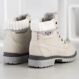SHELOVET New Shoes hiking boots beige 1