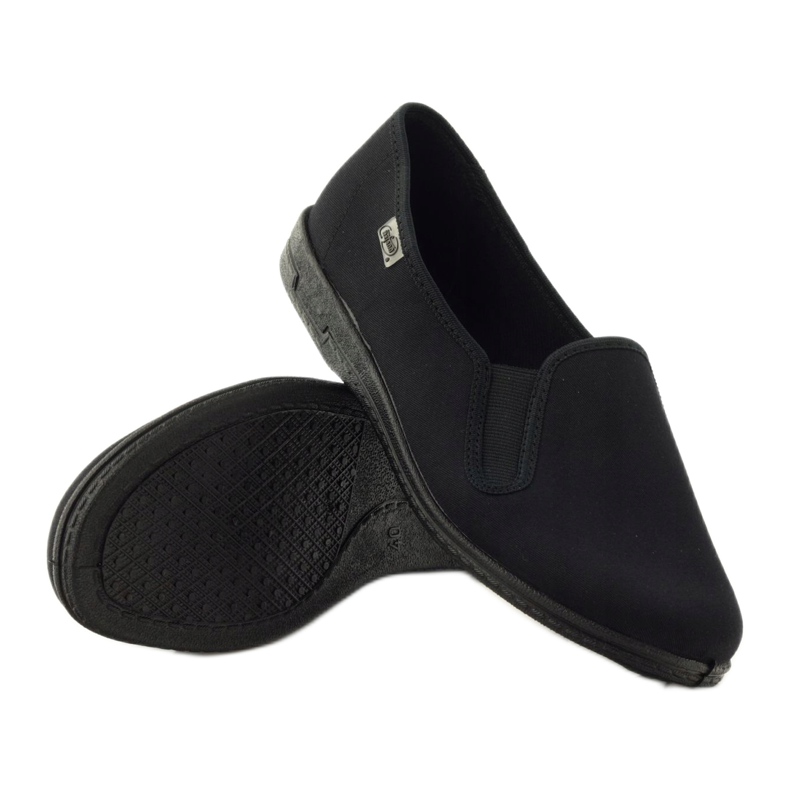 Black Befado 001M060 Slip-on Slippers 3