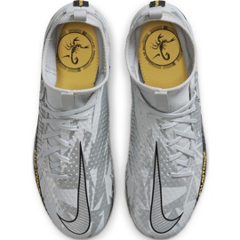 Nike Phantom Gt Scorpion Academy Dynamic Fit FG / MG Junior DA2287 001 football shoes silver / gray grey 1