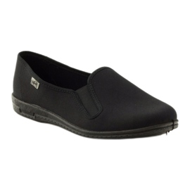 Black Befado 001M060 Slip-on Slippers 1