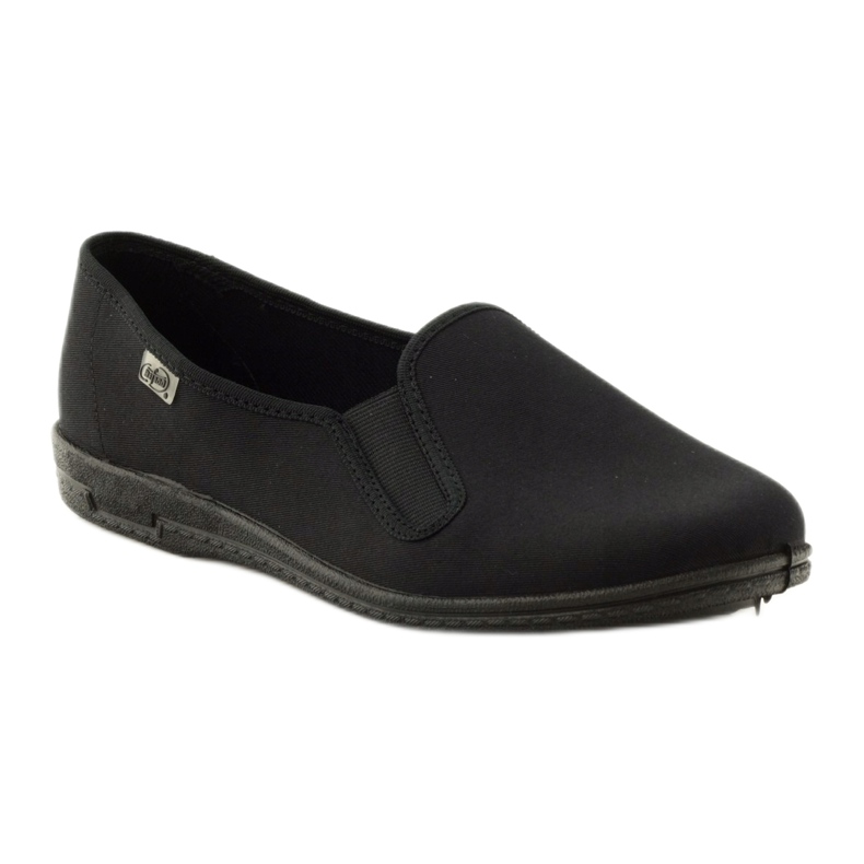 Black Befado 001M060 Slip-on Slippers 1