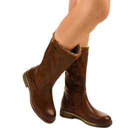 Galaphaura brown insulated boots 1