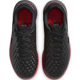 Nike Tiempo Legend 8 Academy Ic Junior AT5735 060 football shoe black, red black 1