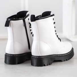 Weide Warm Boots With Eco Leather white black 2