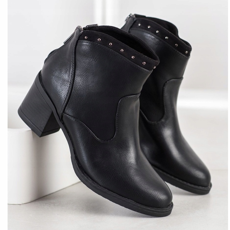 Kylie Casual Eco Leather Boots black 2