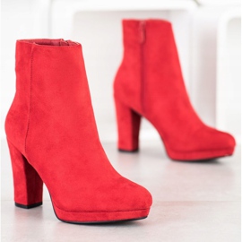Seastar Boots With High Heels red 1