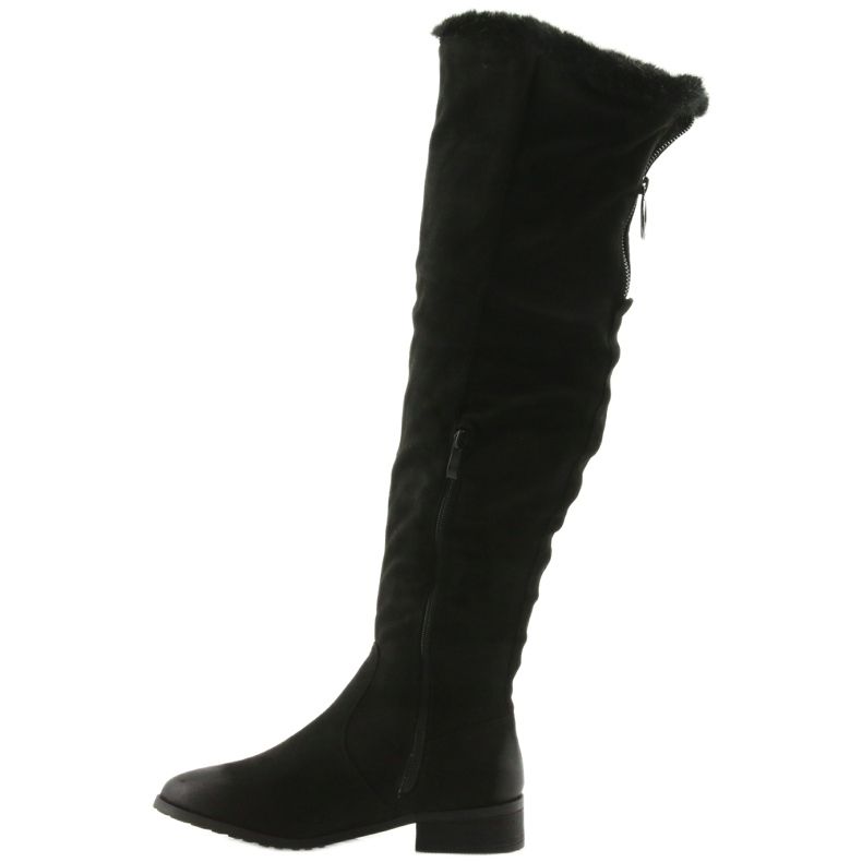M.Daszyński High Casual Boots with Fur black 1