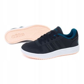 Adidas Hoops 2.0 K EE6718 shoes black green 1