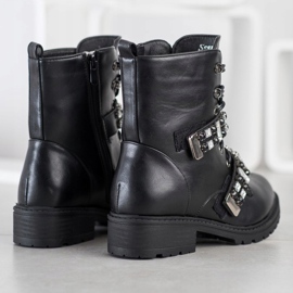 Seastar Laced Workers With Crystals black 2